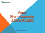 Vapor Storm Subverter 200W TC MOD
