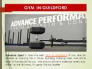 Gym in Guildford