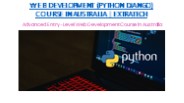 Web Development (Python Django) Course in Australia | Extratech
