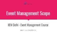 Event Management Scope in 2023