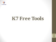 K7 Free tools - Best Cybersecurity Software
