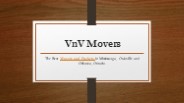 VnV Movers - The Best Moving Company