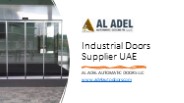 Industrial doors supplier UAE