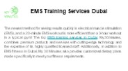 Best EMS Trainers in Dubai