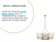 Arteriors Lighting Canada