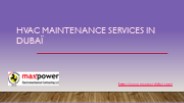 HVAC Contractors in Dubai