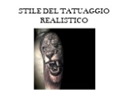 STILE DEL TATUAGGIO REALISTICO