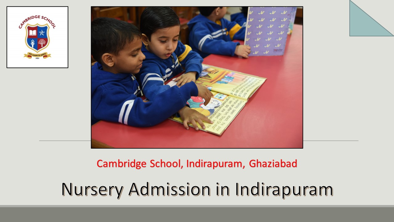 Nursery Admission in Indirapuram