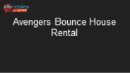 Avengers Bounce House Rental