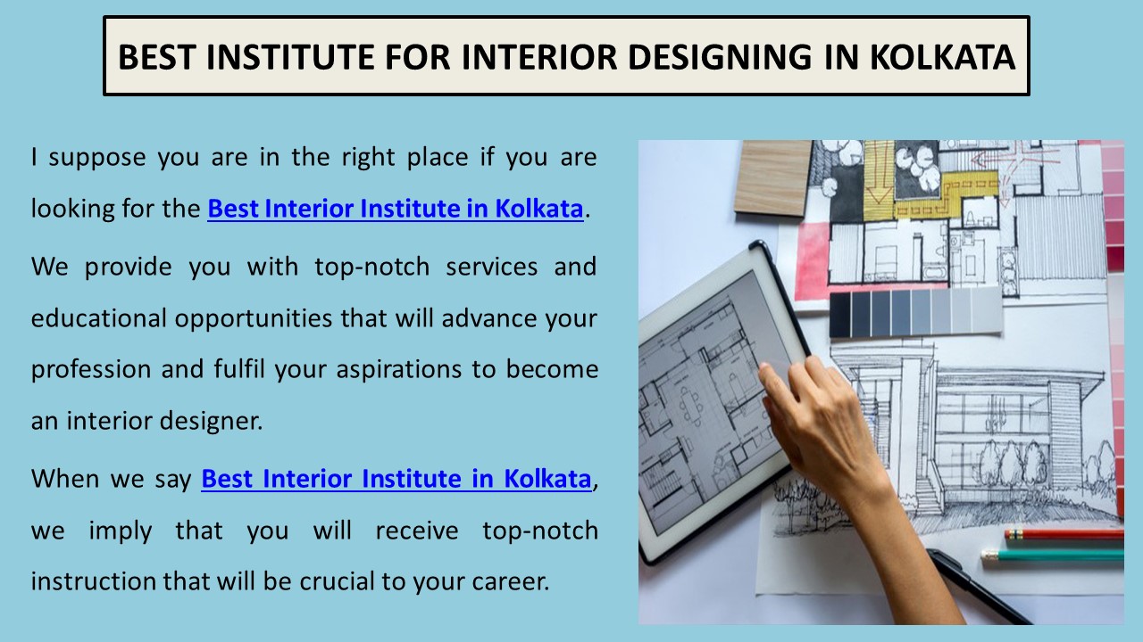 Best Institute For Interior Designing In Kolkata
