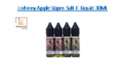 Johnny Apple Vapes Salt E-Liquid 30ML