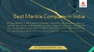 Best Marble Company in India