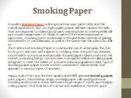 Smoking Paper
