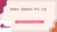 Stelon Biotech Top 10 Derma PCD Companies in India