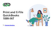 Print and E-File QuickBooks 1099-INT