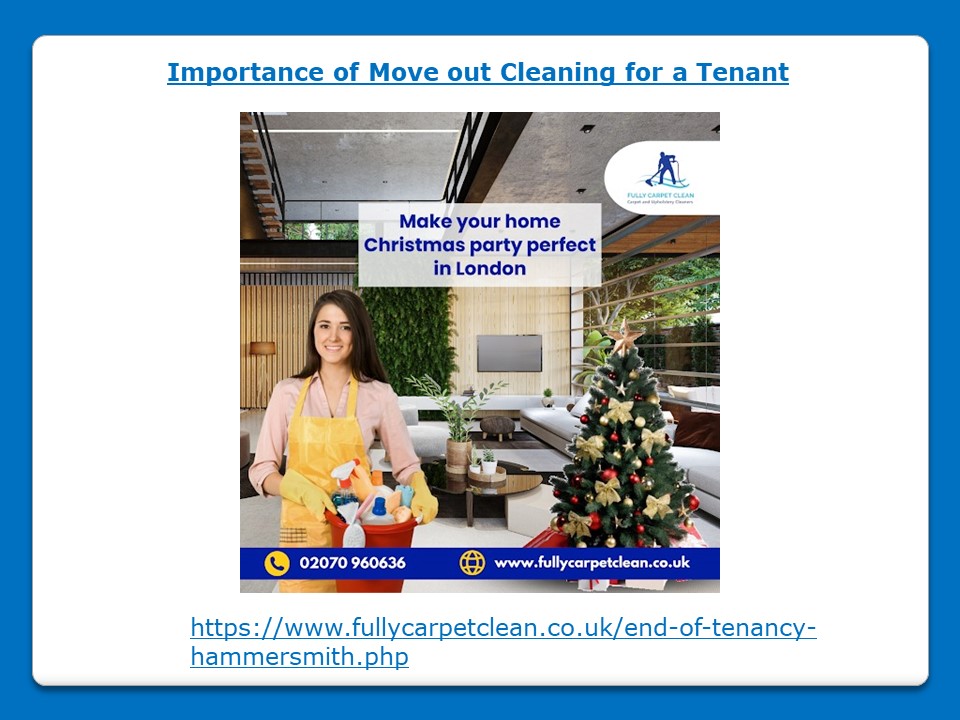 PPT Importance of Move out Cleaning for a Tenant PowerPoint