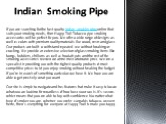 Indian Smoking Pipe