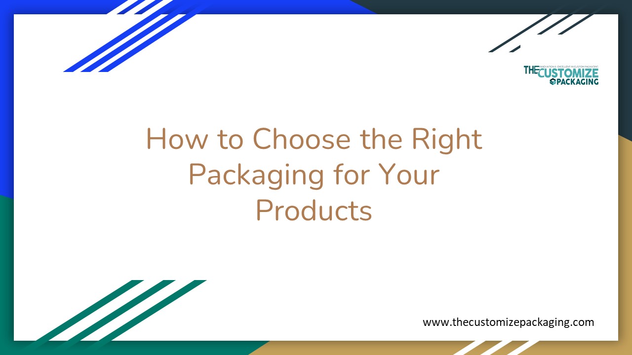 PPT – How to Choose the Right Packaging for Your Products PowerPoint ...