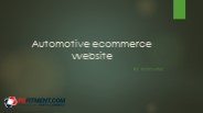 Automotive ecommerce website
