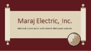 Maraj Electric, Inc. - Most Qualified Electricians