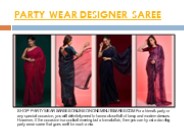 PARTY WEAR SAREES