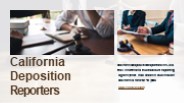 Features of Deposition Court Reporters
