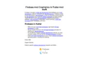 Firebase And Crashlytics In Flutter And Swift