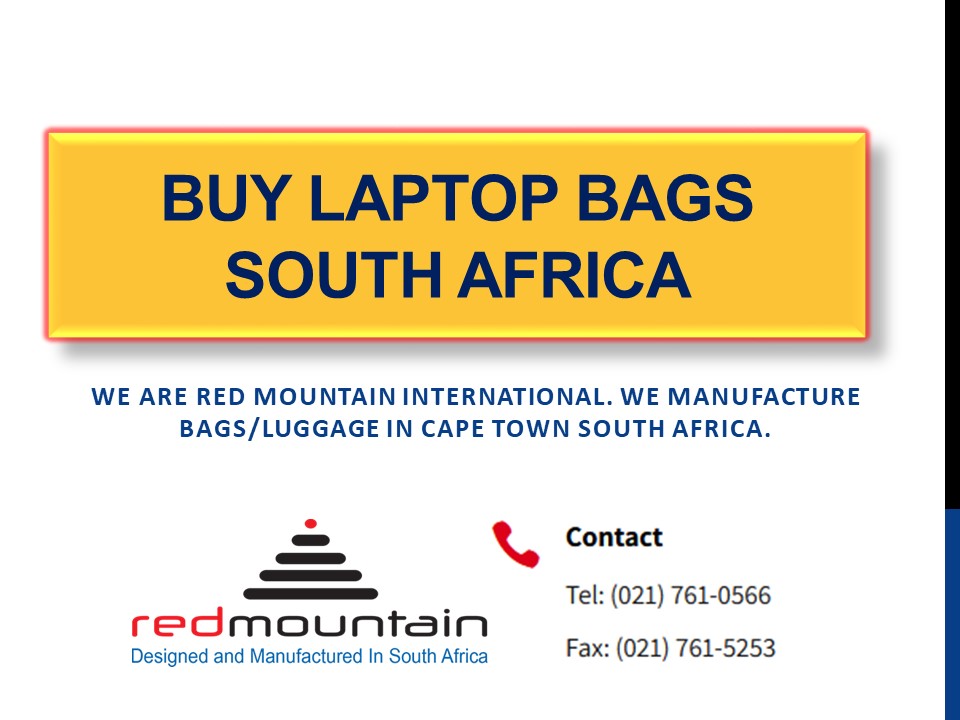 PPT Buy Laptop Bags South Africa PowerPoint presentation free to