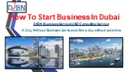 How To SetUp Business In Dubai