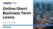 Online Short Business Term Loans