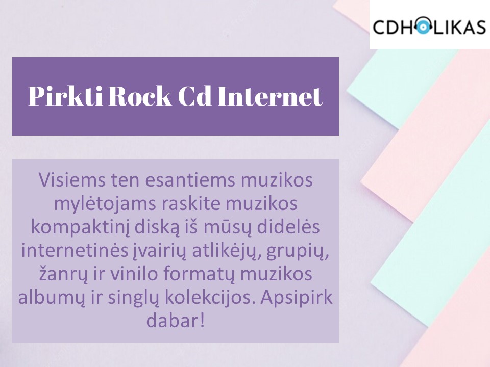 Pirkti Rock Cd Internet