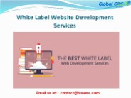 White Label Website Development Services