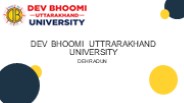 BBA college in Dehradun