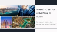 Where To setup Business In Dubai