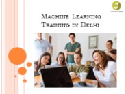 Machine Learning Training in Delhi
