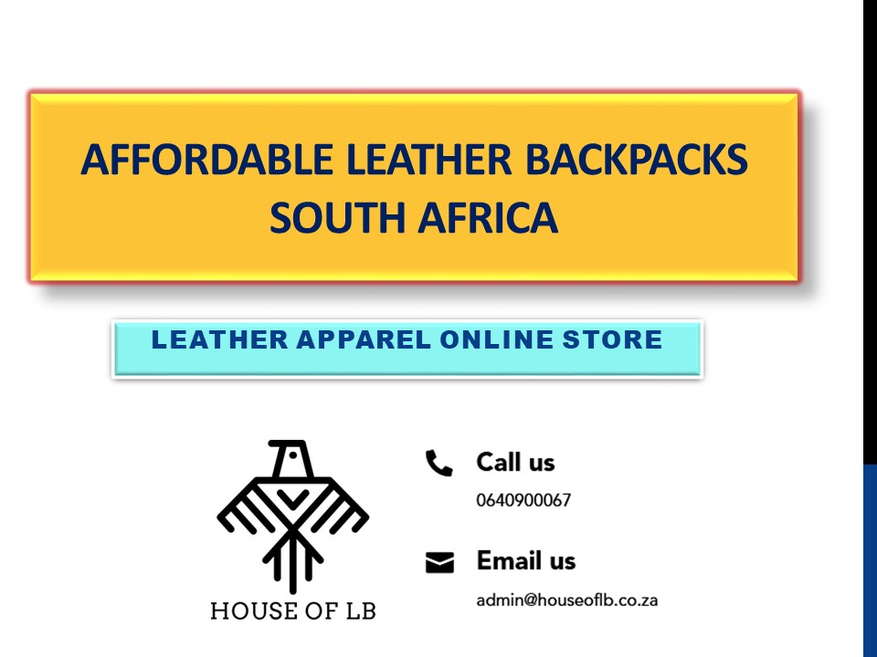 Affordable Leather Backpacks South Africa