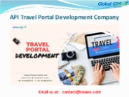 API Travel Portal Development Company