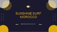 About Sunshine Surf Morocco