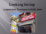 Acupuncture Treatment in Delhi, India