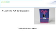 A Look into Puff Bar Disposable