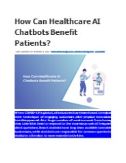 How Can Healthcare AI Chatbots Benefit Patients?