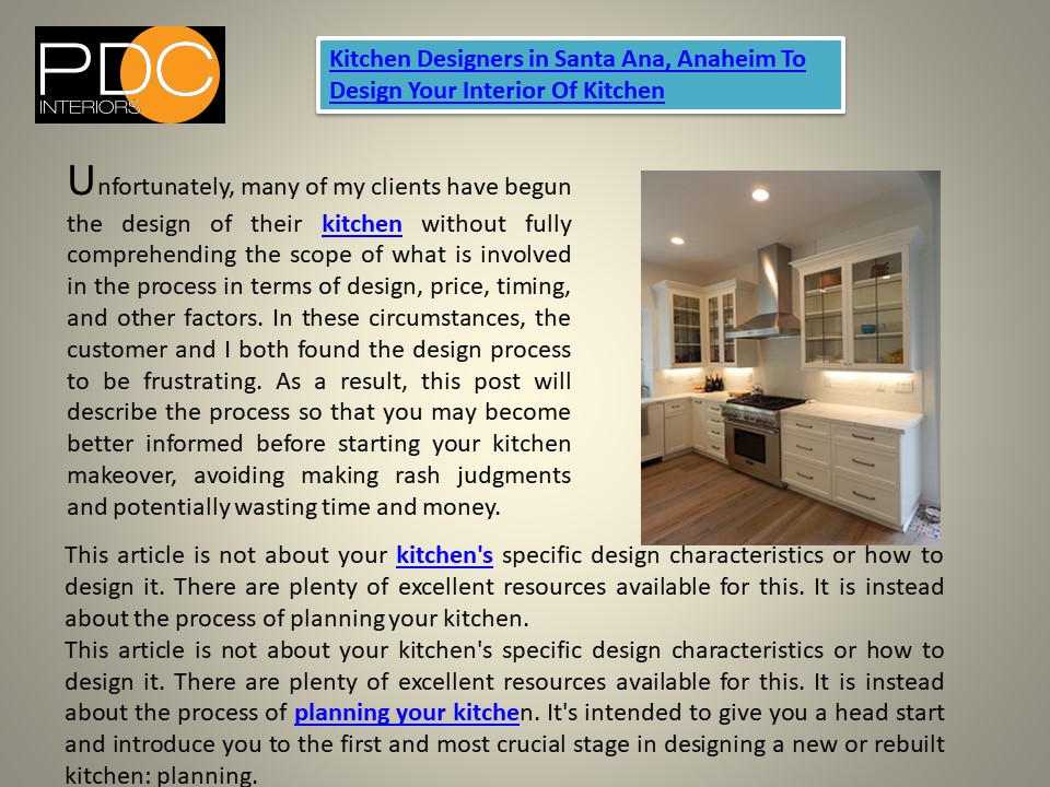 Kitchen Designers in Santa Ana