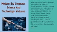 Modern Era Computer Science And Technology Virtuoso