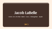 Jacob LaBelle - Provides Consultation in Leadership
