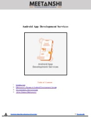 Android App Development Services