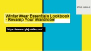 Winter Wear Essentials Lookbook - Revamp Your Wardrobe!