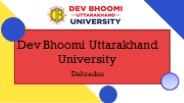 BPT college in Dehradun