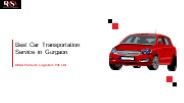 Best Car Transportation Service in Gurgaon