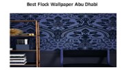 Best Flock wallpaper Abu Dhabi