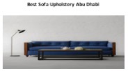 Best Sofa Upholstery in Abu Dhabi